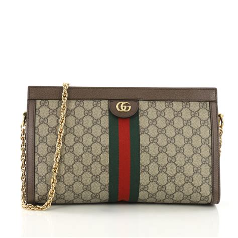 gucci chain green mens bag|Gucci bag small chain.